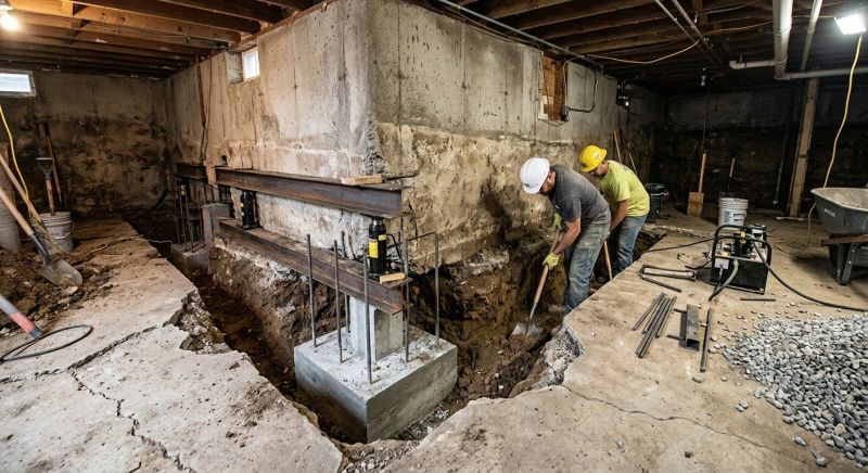 Basement Underpinning in Englewood, FL
