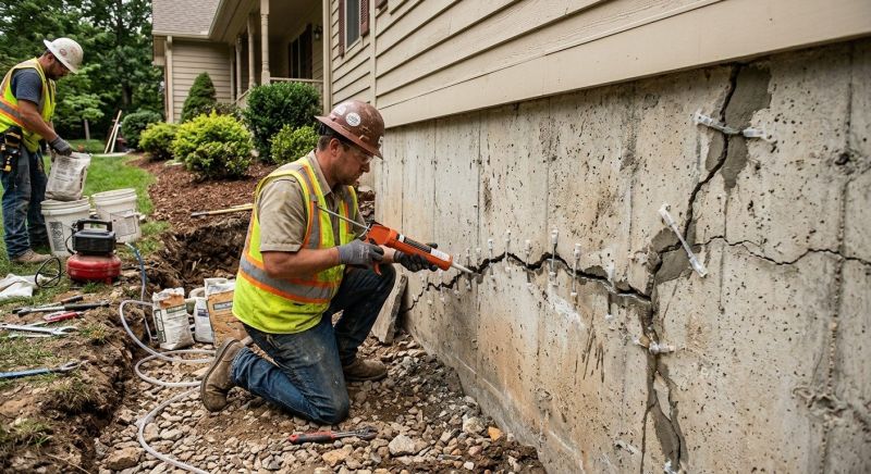 Cracked Foundation Repair in Rotonda West, FL