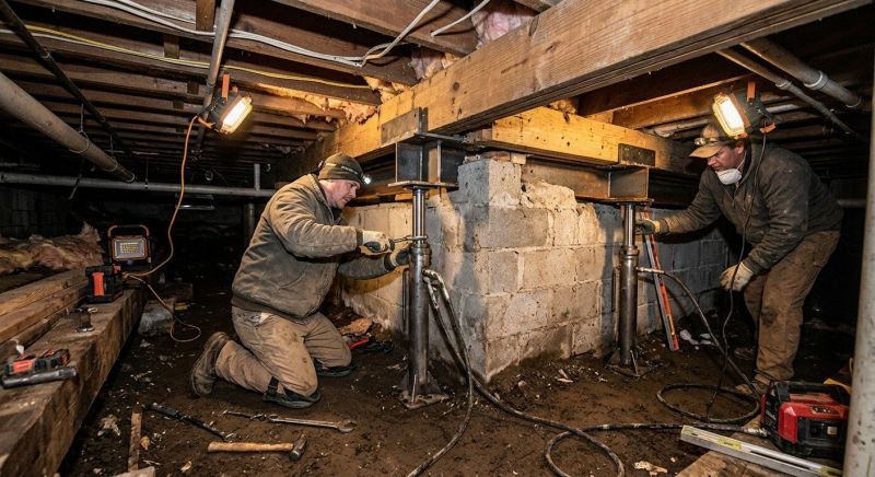 Crawlspace Foundation Repair in Englewood, FL