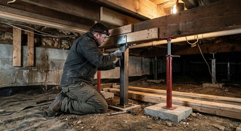 Crawlspace Structural Repair in Englewood, FL