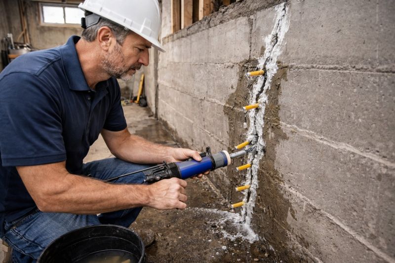 Foundation Crack Sealing in Englewood, FL