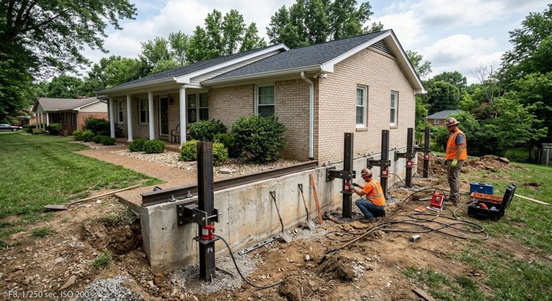 Foundation Pier Leveling in Englewood, FL