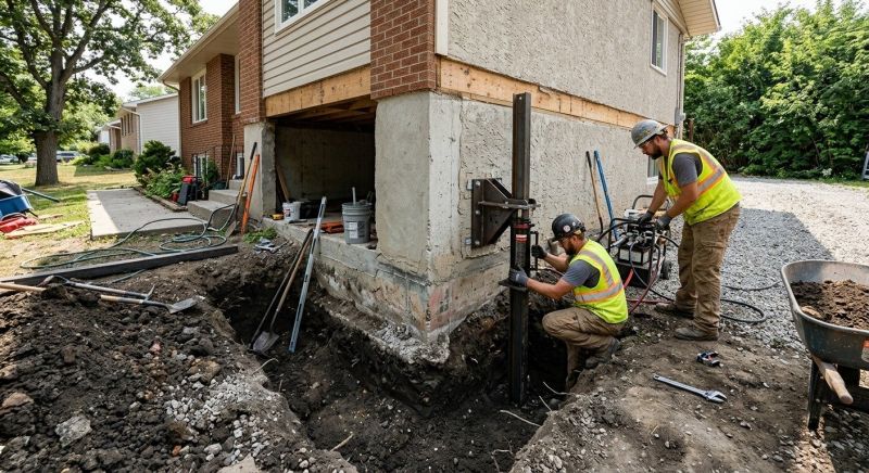 Foundation Pier Repair in Englewood, FL