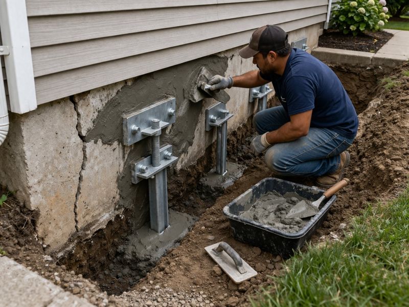 Foundation Pier Repair in Englewood, FL
