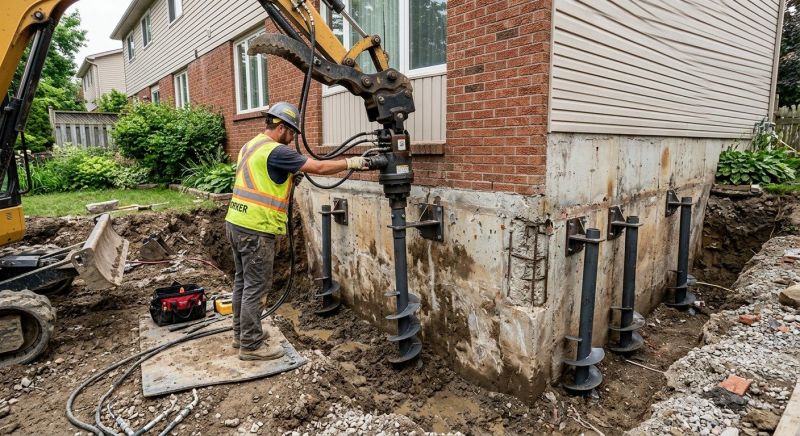 Helical Piers Installation in Englewood, FL