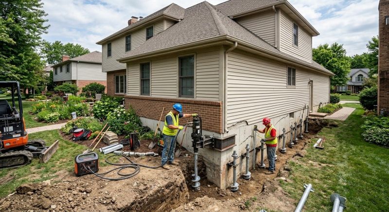Helical Piers Installation in Englewood, FL