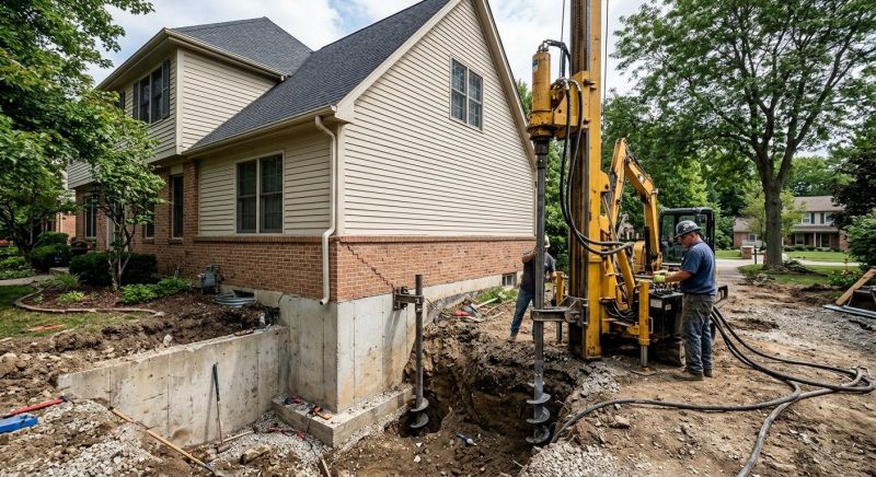 Helical Piers Installation in Englewood, FL