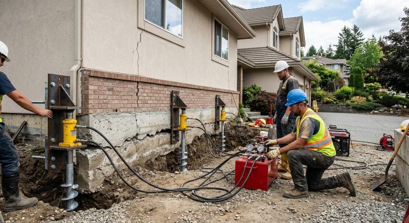 Sinking Foundation Lifting in Englewood, FL