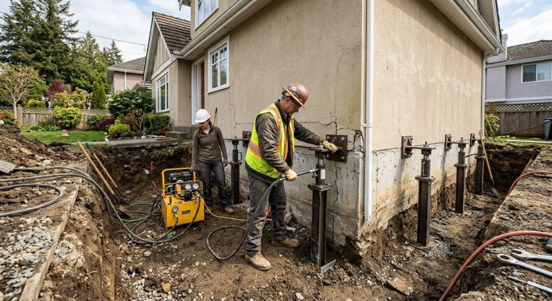 Sinking Foundation Repair in Englewood, FL