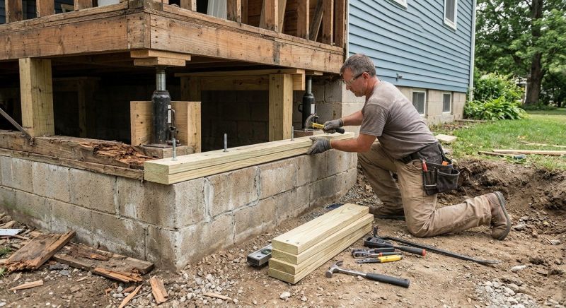 Sinking Foundation Repair in Rotonda West, FL