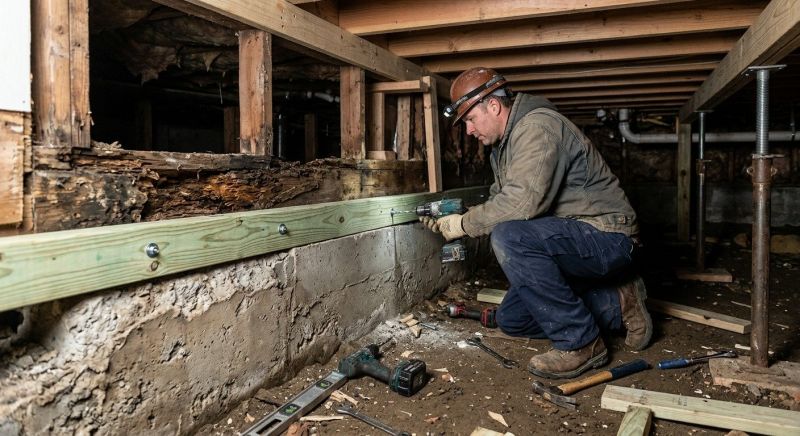 Sinking Foundation Repair in Sarasota County, FL